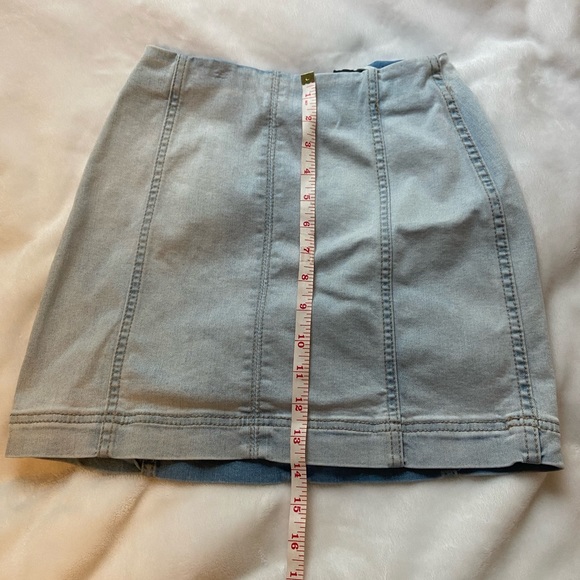Light Blue Wild Fable Jean Mini Skirt - Picture 2 of 5